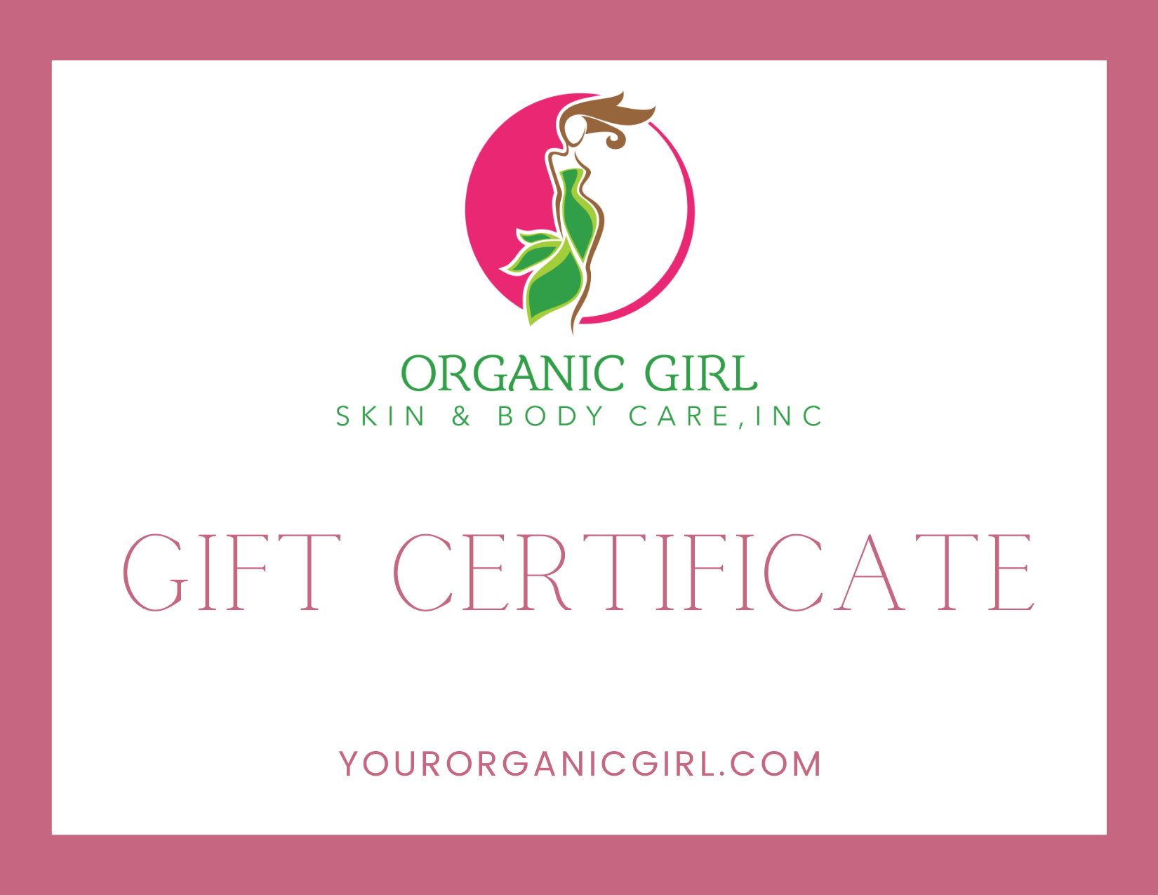 Load image into Gallery viewer, Your Organic Girl Gift Card
